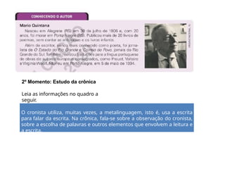 GÊNERO TEXTUAL CRÔNICA: ARTE DO COTIDIANO.pptx