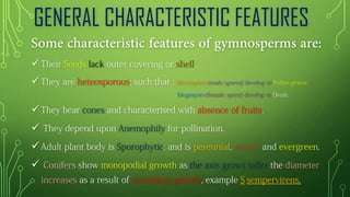 GENERAL CHARACTERISTIC FEATURES






 
