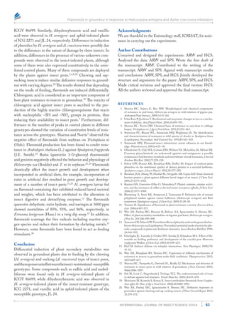 Differential Induction of Flavonoids in Groundnut in Response to Helicoverpa armigera and Aphis craccivora Infestation