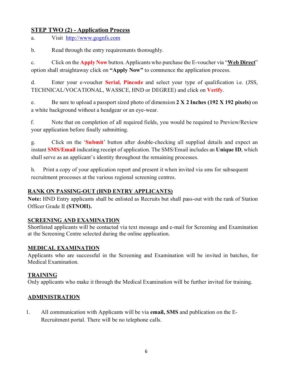 How to apply for the Ghana National Fire Service