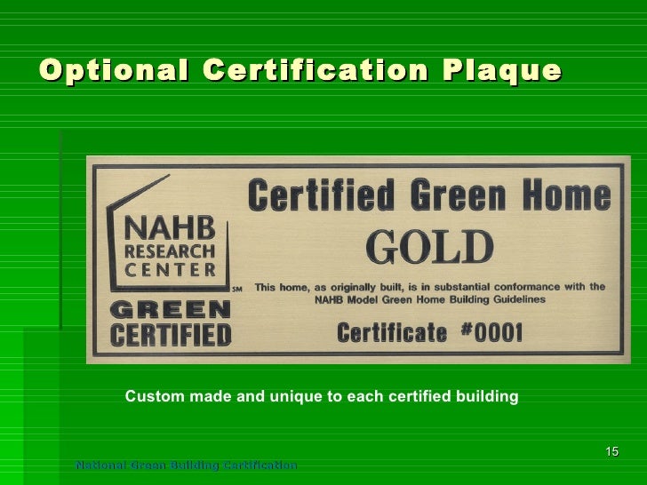 Nahb model green home guidelines Nahb model green home guidelines