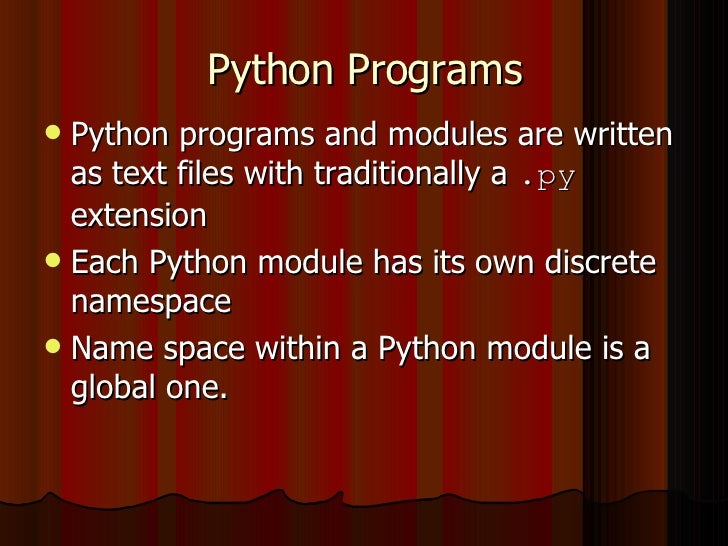 Python Presentation