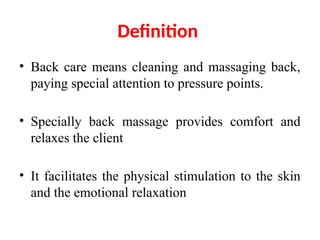 Topic Presentation fundamental Back care .pptx