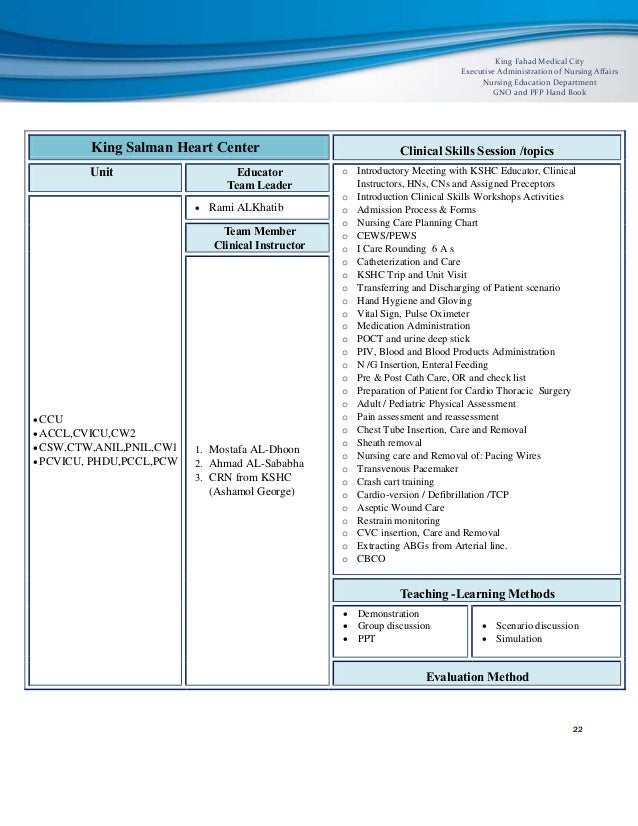 General Nursing orientation 2017 hand book