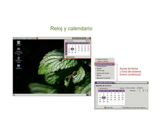 Reloj y calendario
 