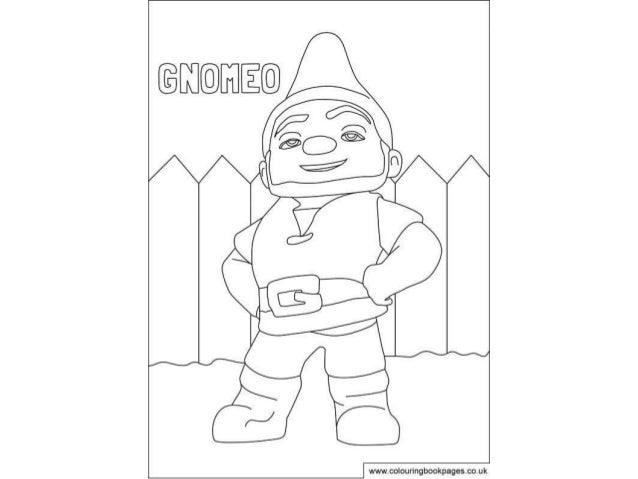 Download Gnomeo and juliet Colouring Pages and Kids Colouring Activities