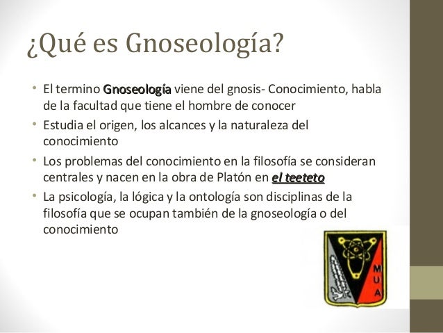 Gnoseología (grado 10 3)