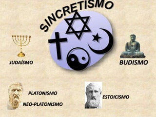 JUDAÍSMO
PLATONISMO
NEO-PLATONISMO
ESTOICISMO
BUDISMO
 