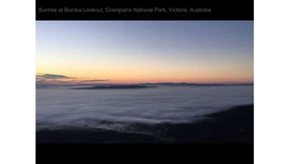 Sunrise at Boroka Lookout, Grampians National Park, Victoria, Australia
 