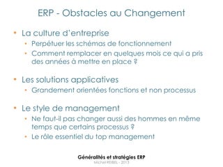 Généralités et stratégies ERP