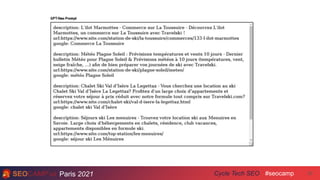 Paris 2021 #seocamp
Cycle Tech SEO 32
 