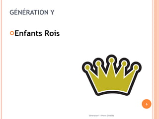 GÉNÉRATION Y  Enfants Rois Génération Y / Pierric CHALOIS 