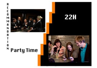 R
E
C
O
M                  22H
M
A
N
D
A
T
I
O
N
     Party Time
 