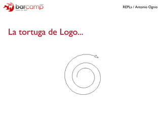 REPLs / Antonio Ognio




La tortuga de Logo...
 
