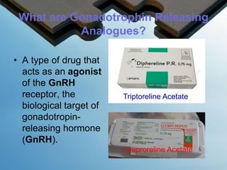 GnRH Analogues in Heavy Menstrual Bleeding | PPT