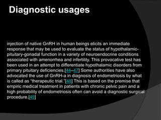 Gn rh analogues in gynaecology | PPT