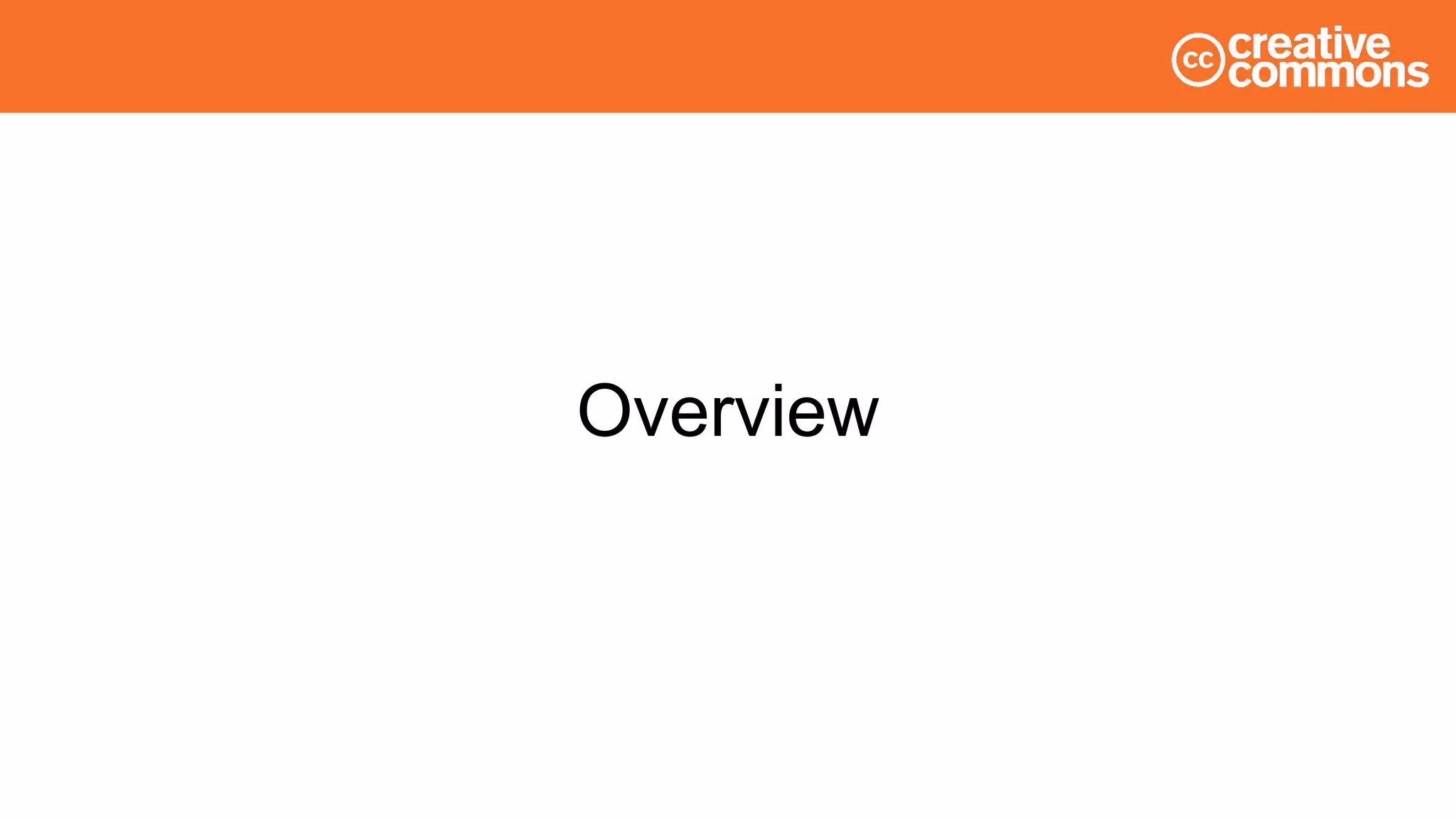 Overview
 