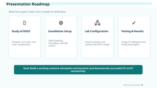 Comprehensive Guide to GNS3 Network Simulation and VM Deployment | PPTX