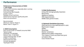 Comprehensive Guide to GNS3 Network Simulation and VM Deployment | PPTX