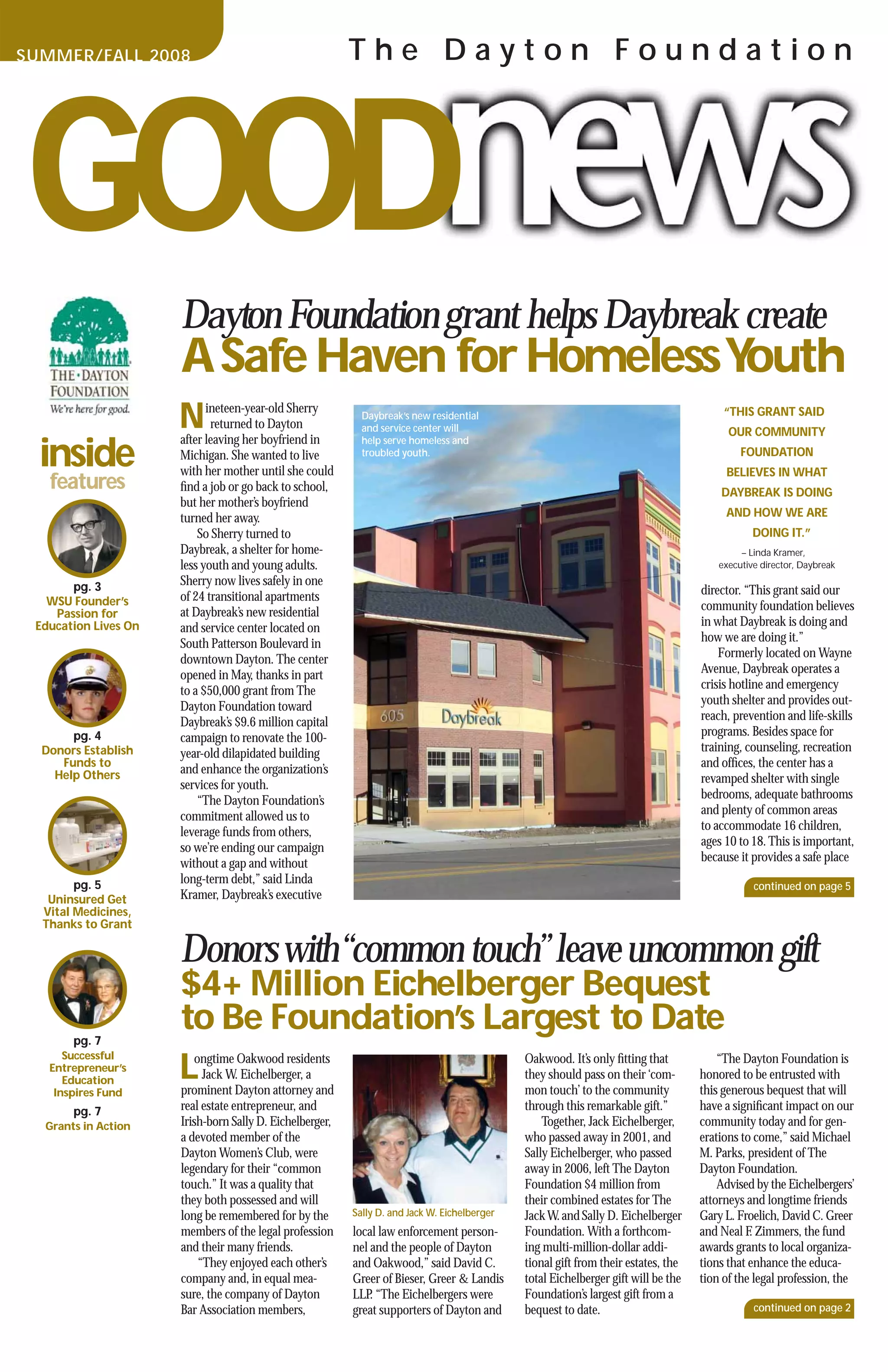 Good News for The Dayton Foundation