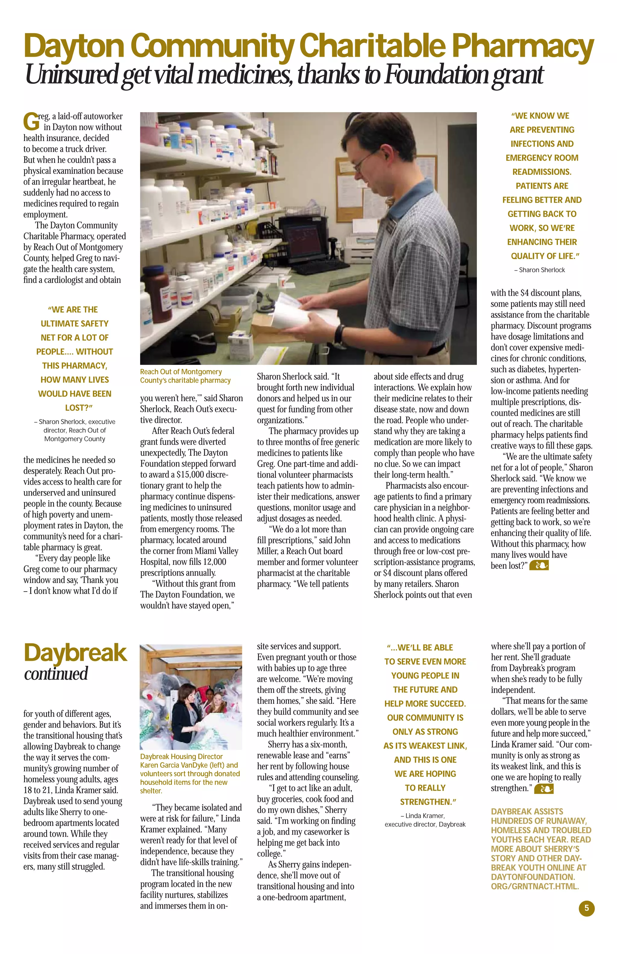 Good News for The Dayton Foundation