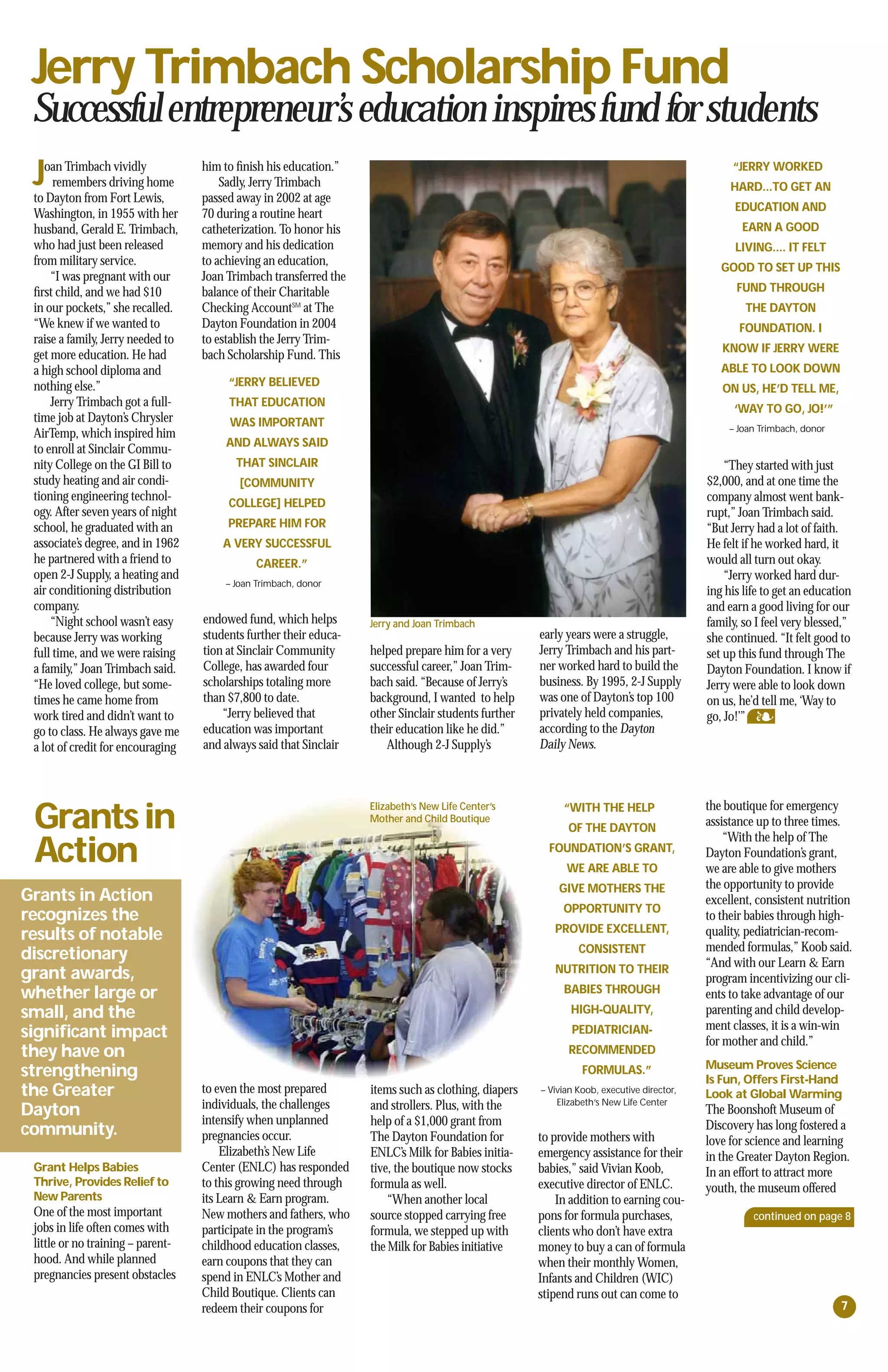 Good News for The Dayton Foundation