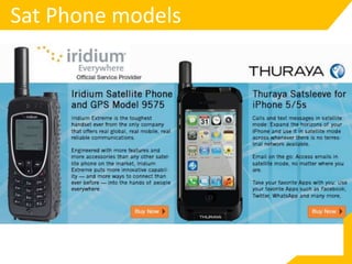 Sat Phone models
 