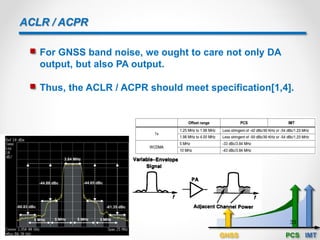 GNSS De-sense By IMT and PCS DA Output | PDF