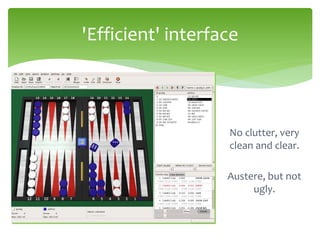 Things GNU does better than XG..
 