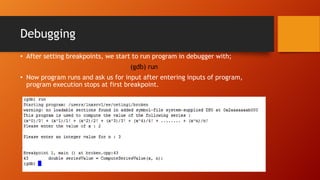 Gnu debugger | PPTX
