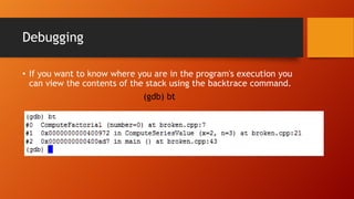 Gnu debugger | PPTX