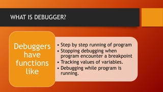 Gnu debugger | PPTX
