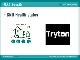 GNU Health status
 