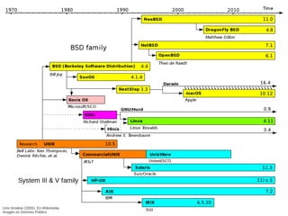 Unix timeline (2005). En Wikimedia
Imagen en Dominio Público
 