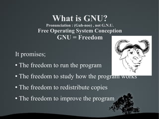 GNU/Linux & OpenSource | PPT