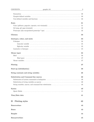 Gnuplot Font List Gnuplot | PDF