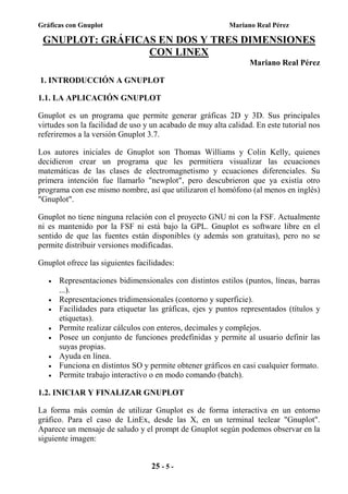 Gnuplot Programa Icono Gnuplot | PDF