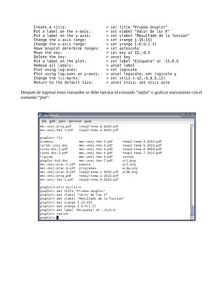 Set Key Gnuplot Gnuplot tut | PDF