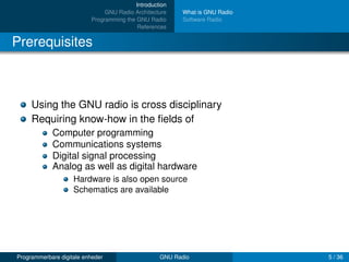 Gnu radio lecture | PDF