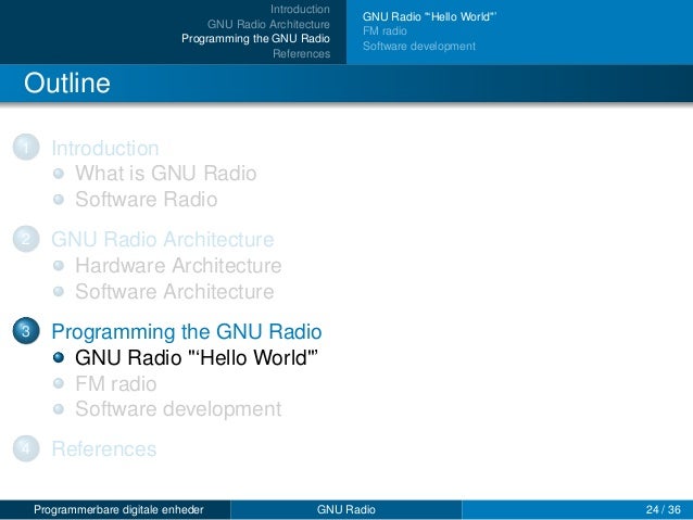 Gnu radio lecture