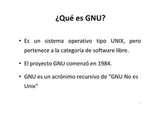 Gnu y software libre | PDF