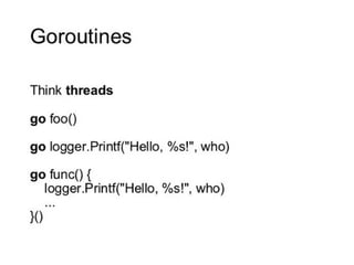 Google Go! language | PPT