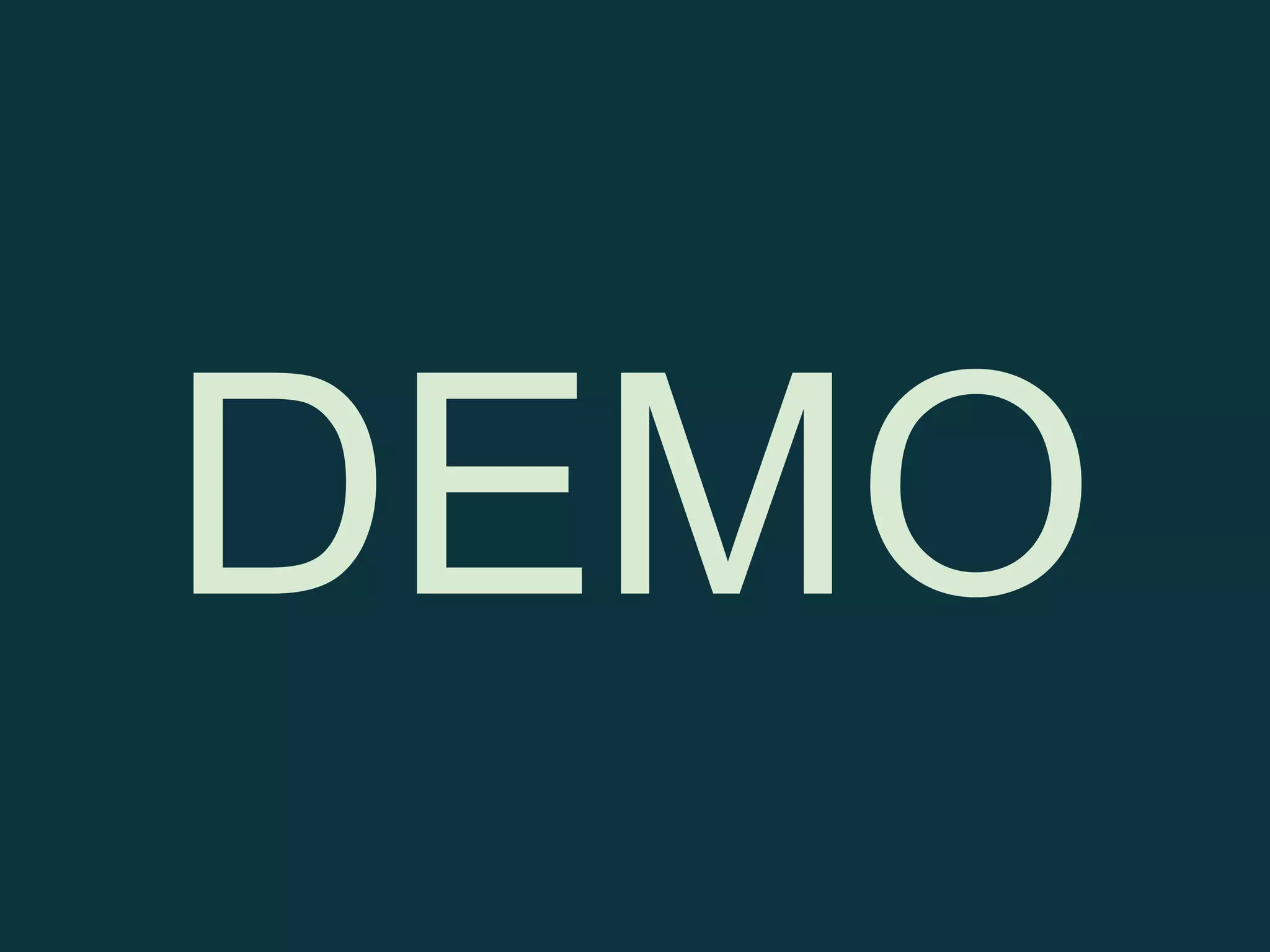 DEMO

 