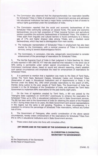 GO-33 - 10 percent Reservation - STs.pdf