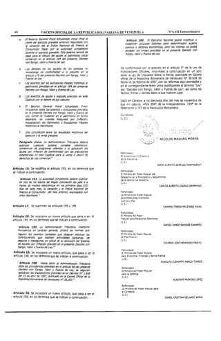 Gaceta Oficial 6152 COT-ISLR-IVA