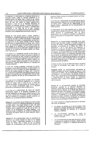 Gaceta Oficial 6152 COT-ISLR-IVA