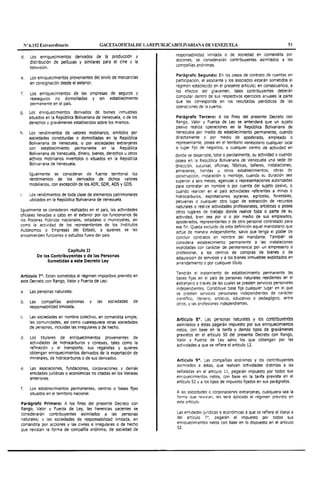 Gaceta Oficial 6152 COT-ISLR-IVA