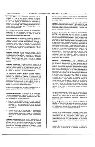 Gaceta Oficial 6152 COT-ISLR-IVA