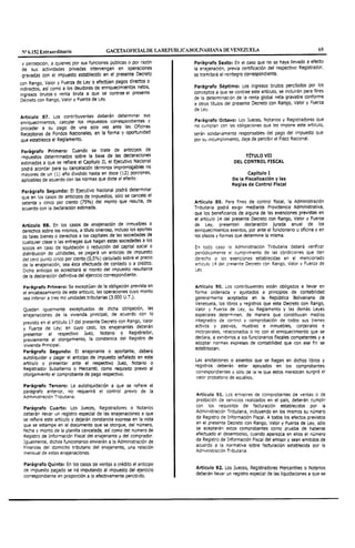 Gaceta Oficial 6152 COT-ISLR-IVA