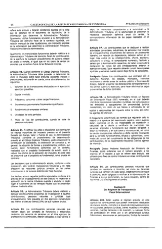 Gaceta Oficial 6152 COT-ISLR-IVA